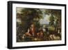 Paradise (Oil on Wood)-Jan the Elder Brueghel-Framed Giclee Print