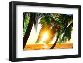 Paradise on Hawaii Island with Awesome Skyscape-Satori1312-Framed Photographic Print