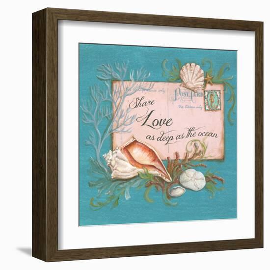 Paradise Postcards I-Kate McRostie-Framed Art Print