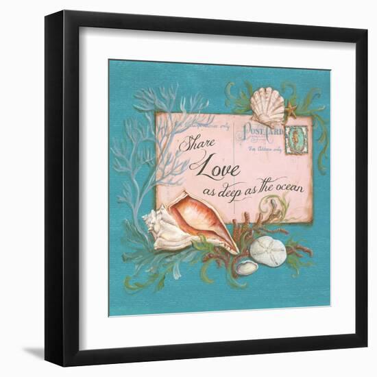 Paradise Postcards I-Kate McRostie-Framed Art Print