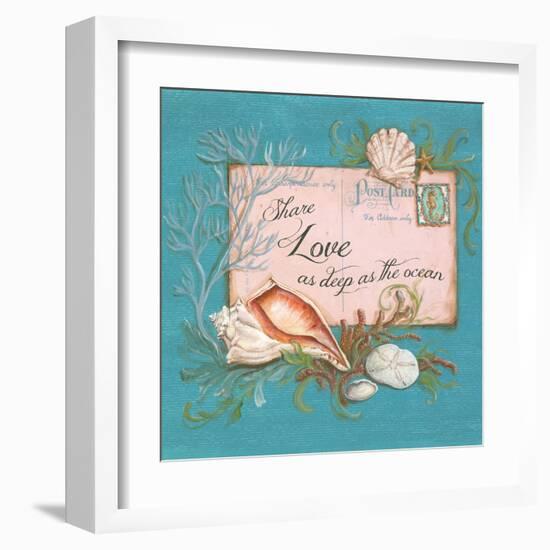 Paradise Postcards I-Kate McRostie-Framed Art Print