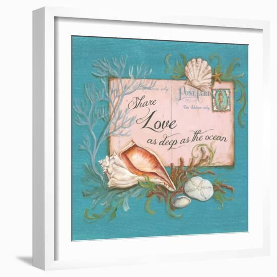 Paradise Postcards I-Kate McRostie-Framed Art Print