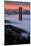 Paradise Sunrise and Fog, Golden Gate Bridge, San Francisco-Vincent James-Mounted Photographic Print