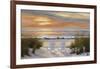 Paradise Sunset-Diane Romanello-Framed Art Print