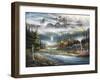 Paradise Valley-Chuck Black-Framed Giclee Print