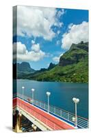 Paradise View of Moorea Islands, Cook's Bay, French Polynesia-mffoto-Stretched Canvas