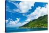 Paradise View of Moorea Islands, Cook's Bay, French Polynesia-mffoto-Stretched Canvas