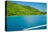 Paradise View of Moorea Islands, Cook's Bay, French Polynesia-mffoto-Stretched Canvas