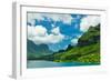 Paradise View of Moorea Islands, Cook's Bay, French Polynesia-mffoto-Framed Photographic Print