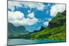 Paradise View of Moorea Islands, Cook's Bay, French Polynesia-mffoto-Mounted Photographic Print