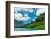 Paradise View of Moorea Islands, Cook's Bay, French Polynesia-mffoto-Framed Photographic Print