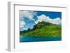 Paradise View of Moorea Islands, Cook's Bay, French Polynesia-mffoto-Framed Photographic Print