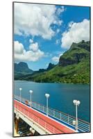 Paradise View of Moorea Islands, Cook's Bay, French Polynesia-mffoto-Mounted Photographic Print