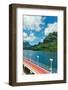 Paradise View of Moorea Islands, Cook's Bay, French Polynesia-mffoto-Framed Photographic Print