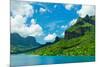 Paradise View of Moorea Islands, Cook's Bay, French Polynesia-mffoto-Mounted Photographic Print