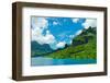 Paradise View of Moorea Islands, Cook's Bay, French Polynesia-mffoto-Framed Photographic Print