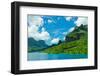 Paradise View of Moorea Islands, Cook's Bay, French Polynesia-mffoto-Framed Photographic Print