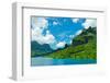 Paradise View of Moorea Islands, Cook's Bay, French Polynesia-mffoto-Framed Photographic Print