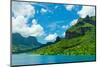 Paradise View of Moorea Islands, Cook's Bay, French Polynesia-mffoto-Mounted Photographic Print