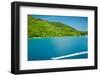 Paradise View of Moorea Islands, Cook's Bay, French Polynesia-mffoto-Framed Photographic Print