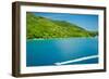 Paradise View of Moorea Islands, Cook's Bay, French Polynesia-mffoto-Framed Photographic Print