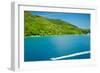 Paradise View of Moorea Islands, Cook's Bay, French Polynesia-mffoto-Framed Photographic Print