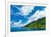 Paradise View of Moorea Islands, Cook's Bay, French Polynesia-mffoto-Framed Photographic Print