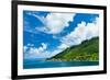 Paradise View of Moorea Islands, Cook's Bay, French Polynesia-mffoto-Framed Photographic Print