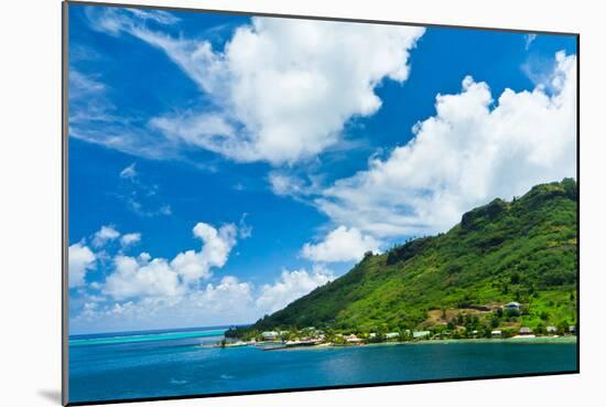 Paradise View of Moorea Islands, Cook's Bay, French Polynesia-mffoto-Mounted Photographic Print