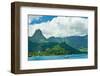 Paradise View of Moorea Islands, Cook's Bay, French Polynesia-mffoto-Framed Photographic Print