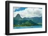 Paradise View of Moorea Islands, Cook's Bay, French Polynesia-mffoto-Framed Photographic Print