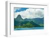 Paradise View of Moorea Islands, Cook's Bay, French Polynesia-mffoto-Framed Photographic Print