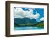 Paradise View of Moorea Islands, Cook's Bay, French Polynesia-mffoto-Framed Photographic Print