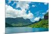 Paradise View of Moorea Islands, Cook's Bay, French Polynesia-mffoto-Mounted Photographic Print