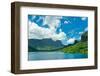 Paradise View of Moorea Islands, Cook's Bay, French Polynesia-mffoto-Framed Photographic Print