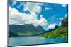 Paradise View of Moorea Islands, Cook's Bay, French Polynesia-mffoto-Mounted Photographic Print