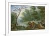 Paradise With The Fall Of Adam And Eve-Pieter Brueghel the Younger-Framed Giclee Print