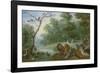 Paradise With The Fall Of Adam And Eve-Pieter Brueghel the Younger-Framed Giclee Print