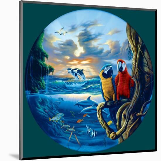 Paradise-Jim Warren-Mounted Art Print