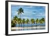 Paradisiacal Beach overlooking Downtown Miami - Florida-Philippe Hugonnard-Framed Photographic Print