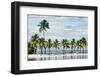 Paradisiacal Beach overlooking Downtown Miami - Florida-Philippe Hugonnard-Framed Photographic Print