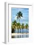 Paradisiacal Beach overlooking Downtown Miami - Florida-Philippe Hugonnard-Framed Photographic Print