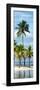 Paradisiacal Beach overlooking Downtown Miami - Florida-Philippe Hugonnard-Framed Photographic Print