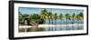 Paradisiacal Beach overlooking Downtown Miami - Florida-Philippe Hugonnard-Framed Photographic Print