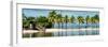 Paradisiacal Beach overlooking Downtown Miami - Florida-Philippe Hugonnard-Framed Photographic Print