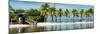 Paradisiacal Beach overlooking Downtown Miami - Florida-Philippe Hugonnard-Mounted Photographic Print