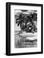 Paradisiacal Beach with a Life Guard Station - Miami - Florida-Philippe Hugonnard-Framed Photographic Print