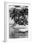 Paradisiacal Beach with a Life Guard Station - Miami - Florida-Philippe Hugonnard-Framed Photographic Print