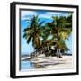 Paradisiacal Beach with a Life Guard Station - Miami - Florida-Philippe Hugonnard-Framed Photographic Print