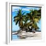 Paradisiacal Beach with a Life Guard Station - Miami - Florida-Philippe Hugonnard-Framed Photographic Print